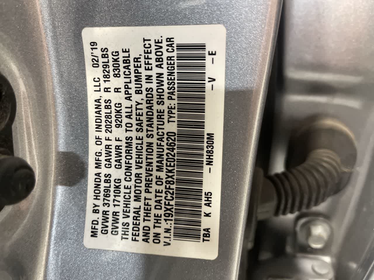 2019 Honda Civic Sport