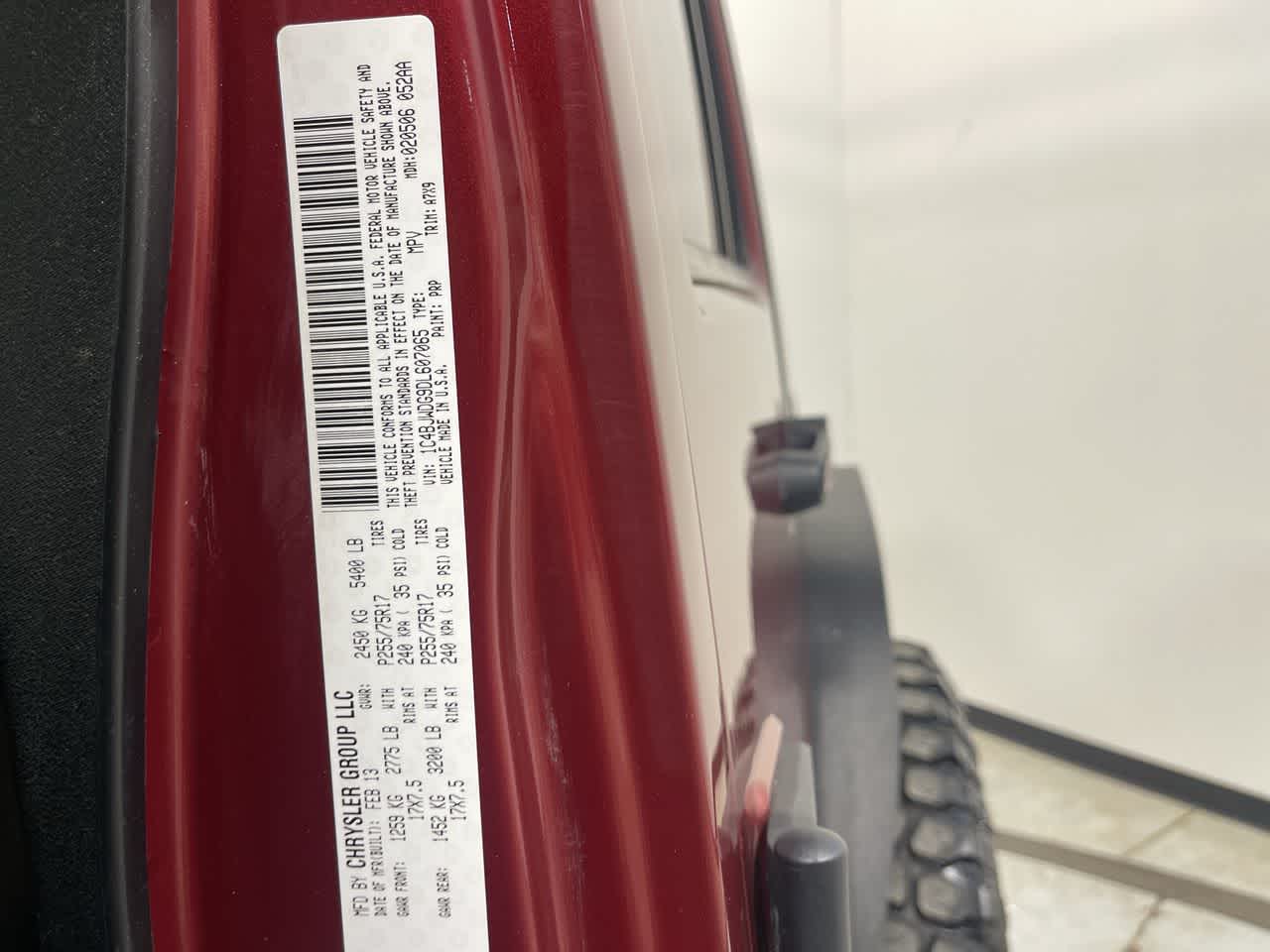 2013 Jeep Wrangler Unlimited Sport