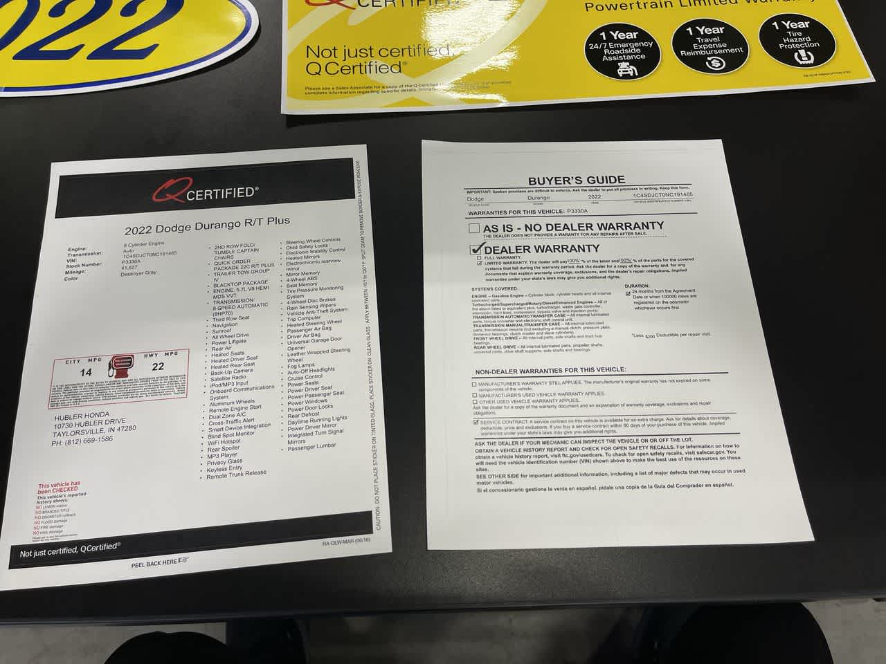 2022 Dodge Durango R/T Plus