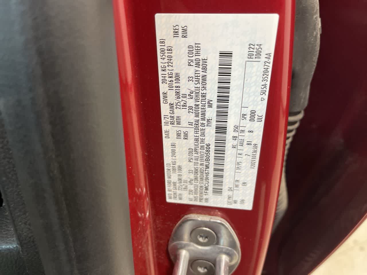 2021 Ford Escape SEL