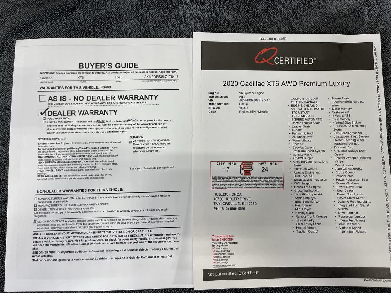 2020 Cadillac XT6 AWD Premium Luxury