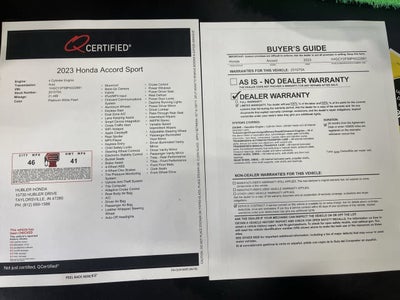 2023 Honda Accord Sport