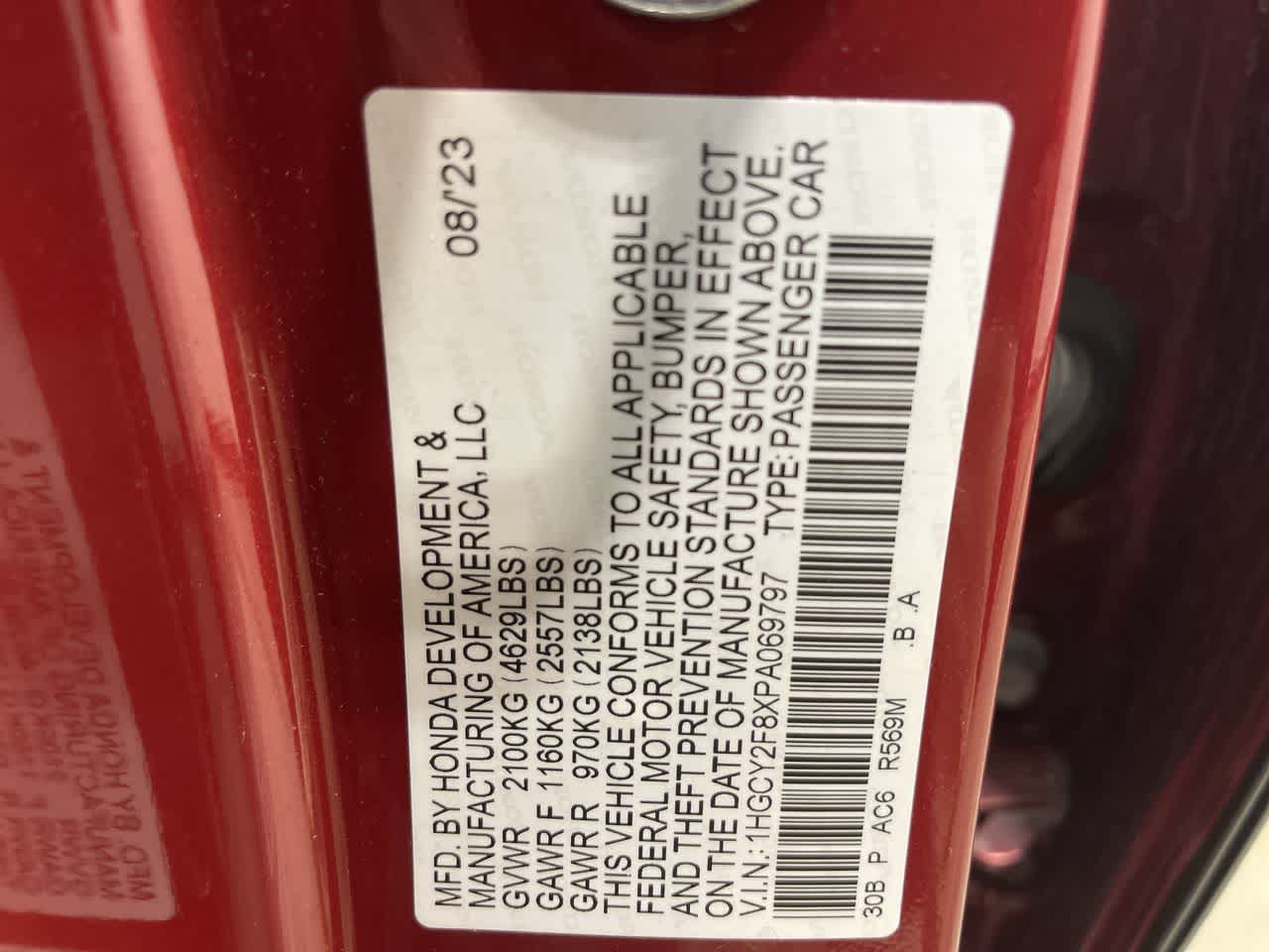 2023 Honda Accord Hybrid Touring