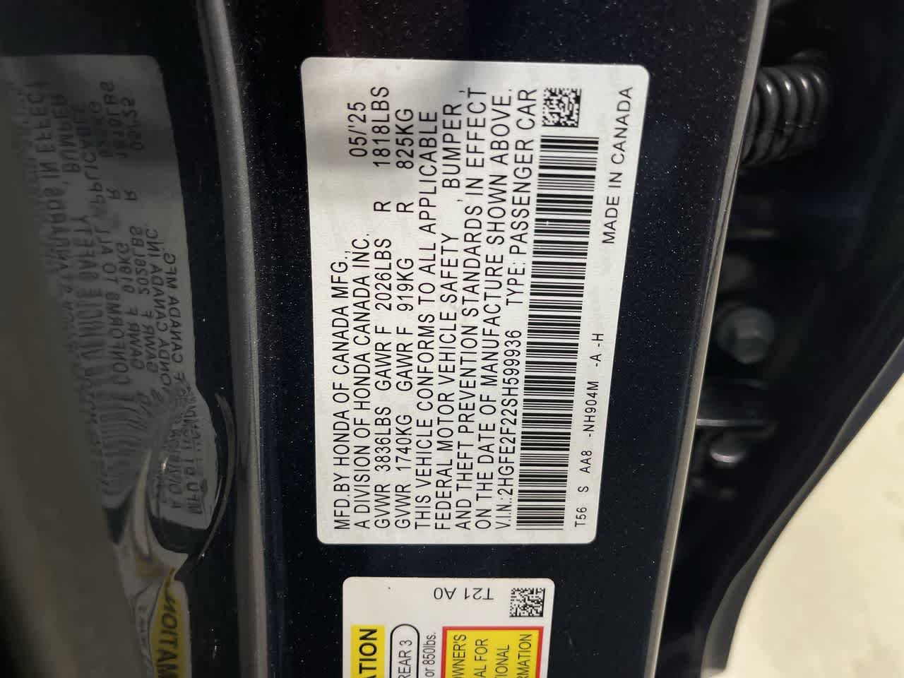 2025 Honda Civic LX