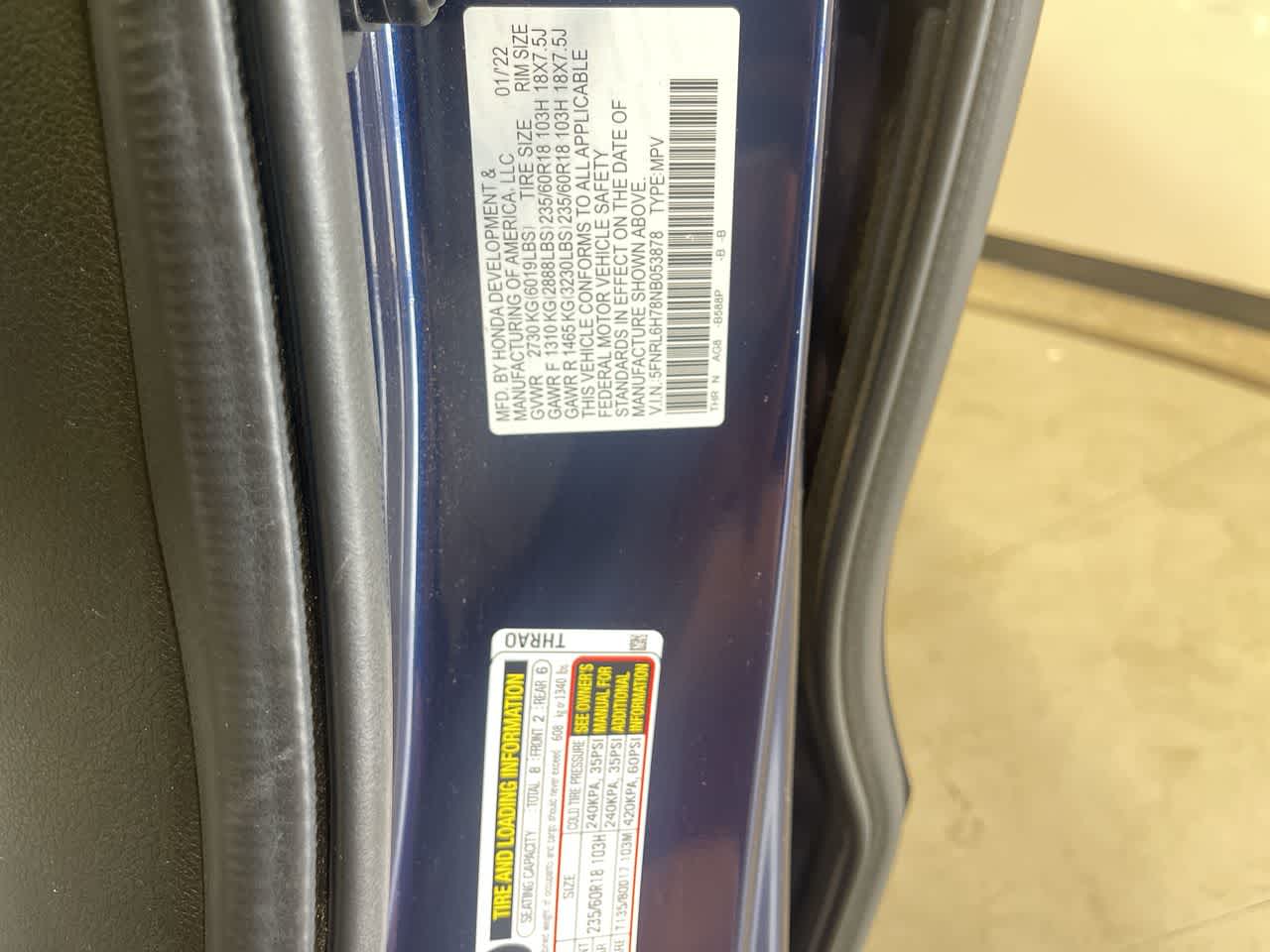 2022 Honda Odyssey EX-L