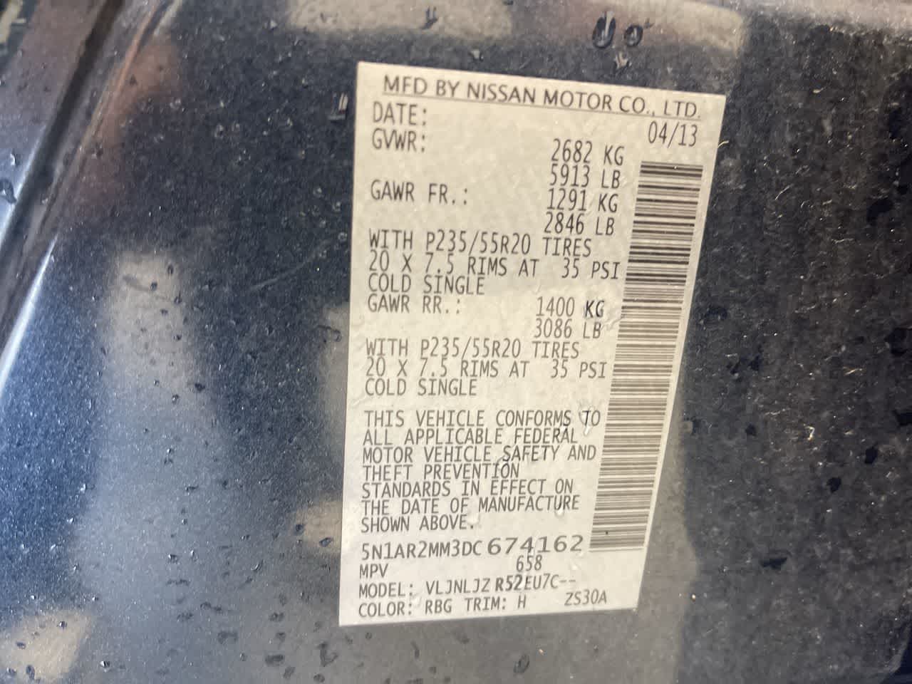 2013 Nissan Pathfinder Platinum