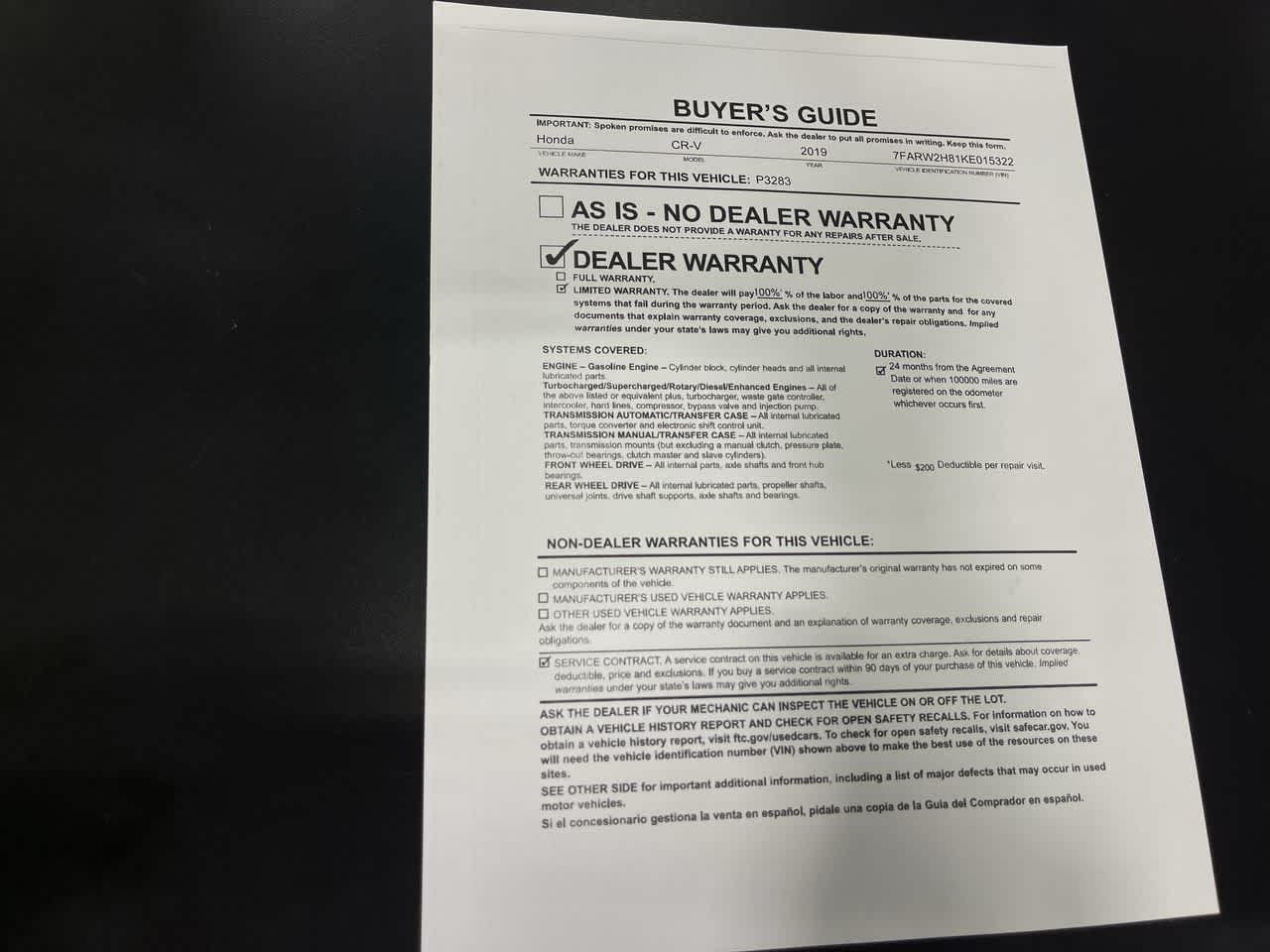 2019 Honda CR-V EX-L
