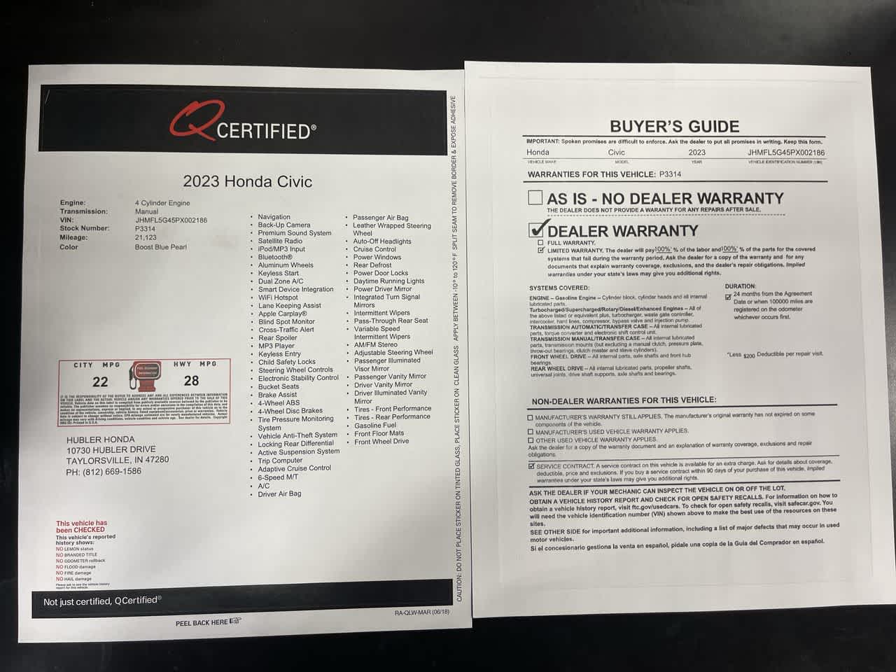 2023 Honda Civic Type R Manual