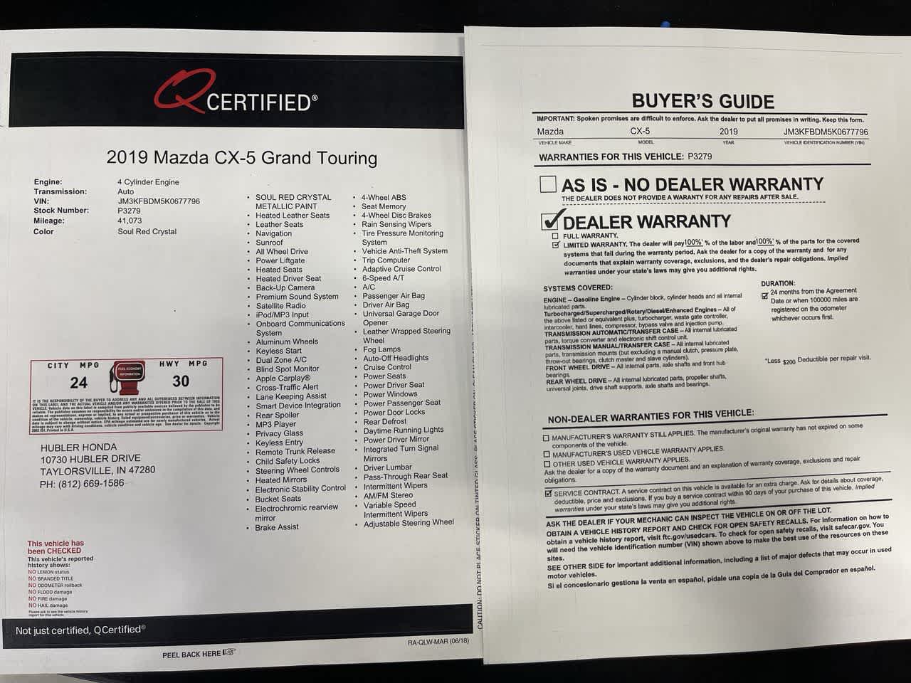 2019 Mazda Mazda CX-5 Grand Touring