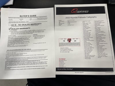 2022 Hyundai Palisade Calligraphy