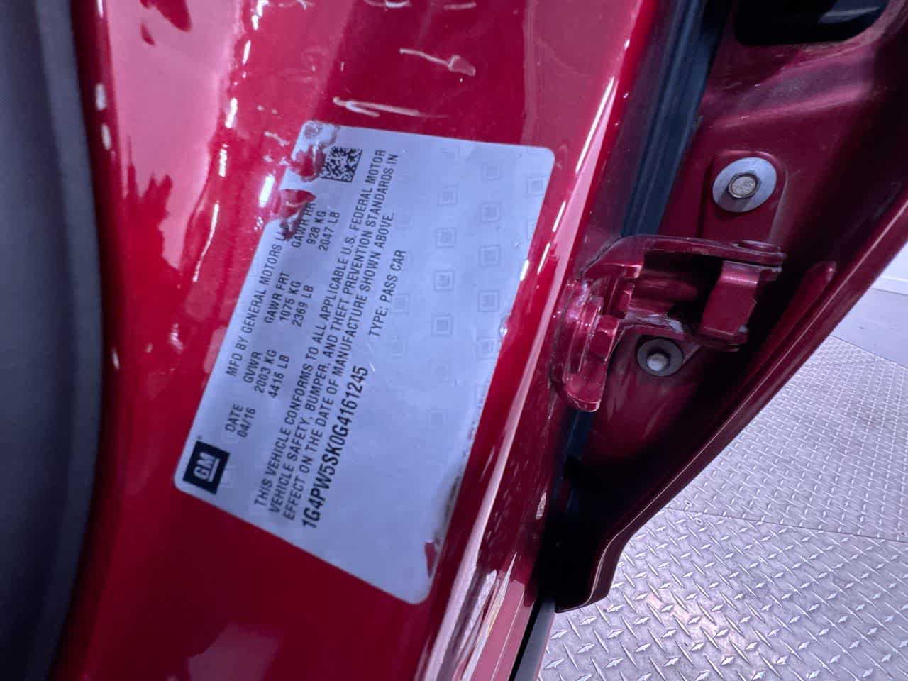 2016 Buick Verano Sport Touring