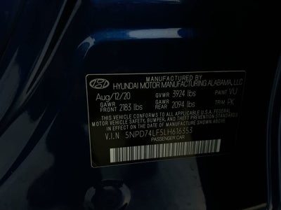 2020 Hyundai Elantra SE
