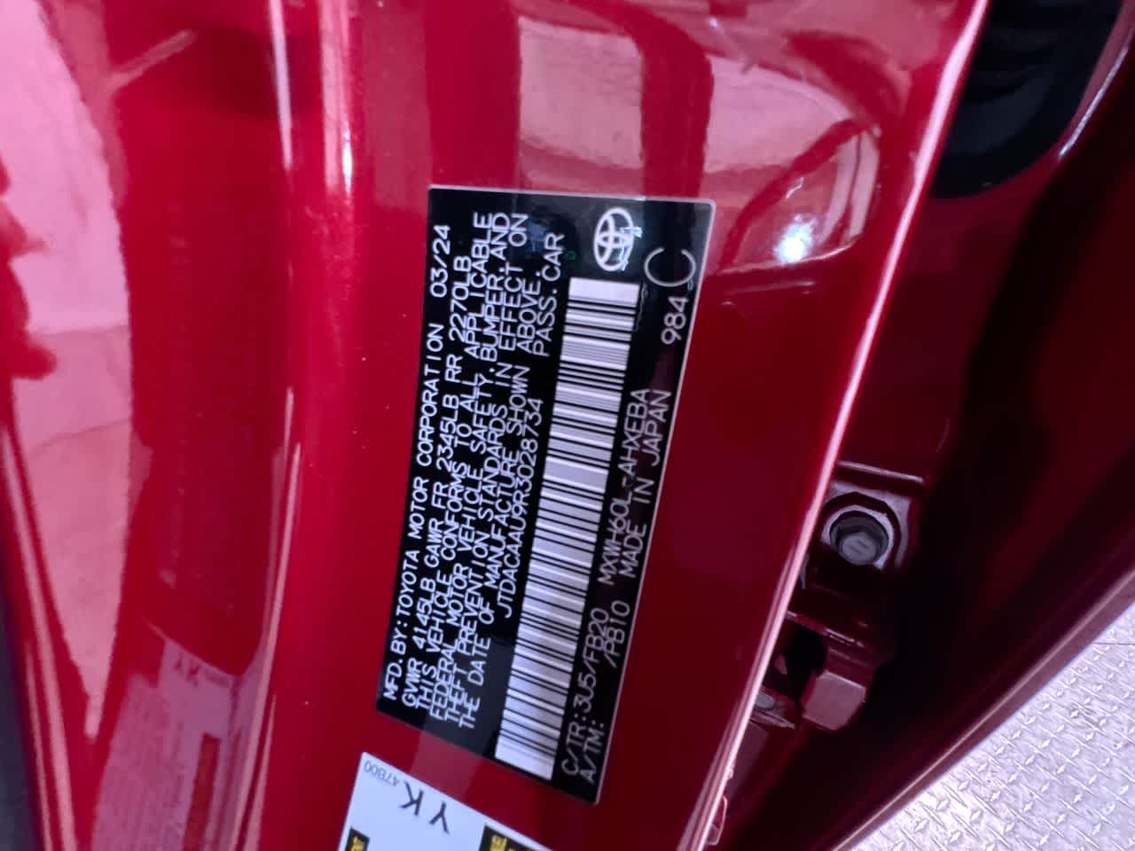 2024 Toyota Prius LE