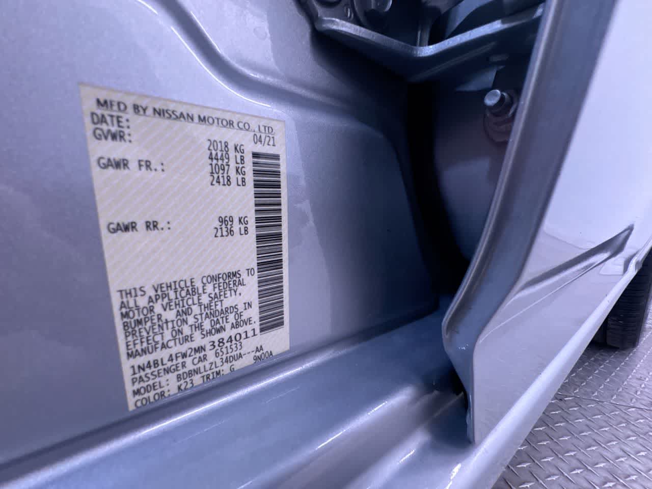 2021 Nissan Altima 2.5 Platinum