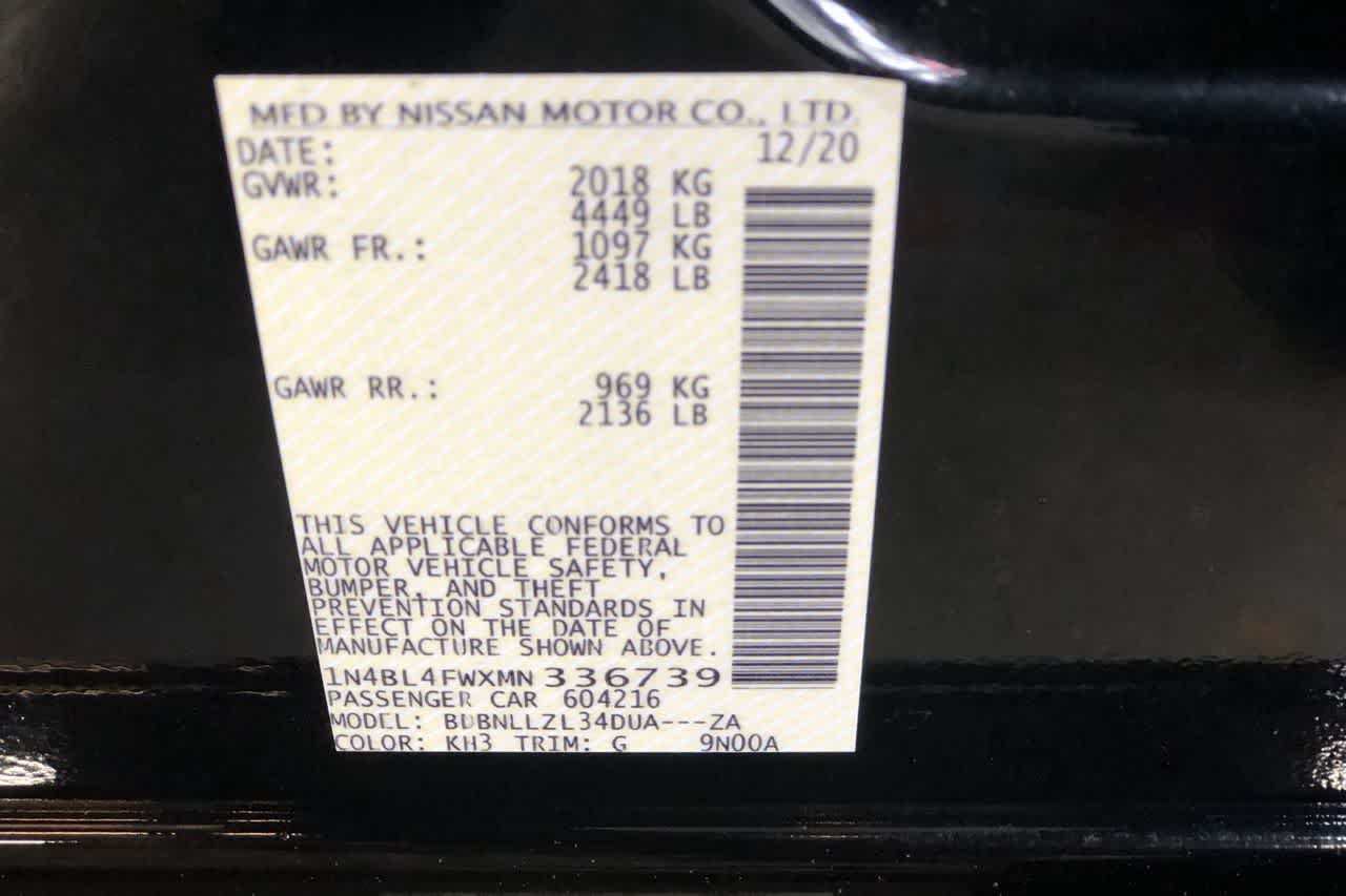 2021 Nissan Altima 2.5 Platinum