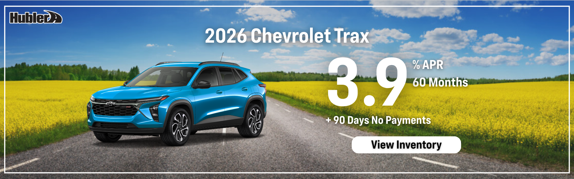 Chevrolet Trax Finance Offer - 3.9% for 60 Months