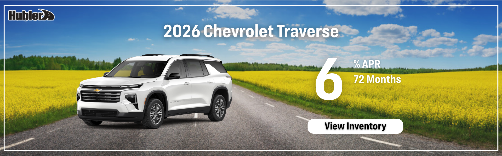 Chevrolet Traverse Finance Offer - 6.0% for 72 Months