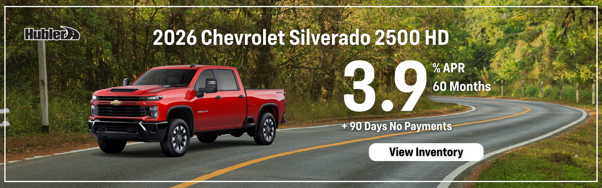 Chevrolet Silverado HD Finance Offer - 3.9% for 60 Months