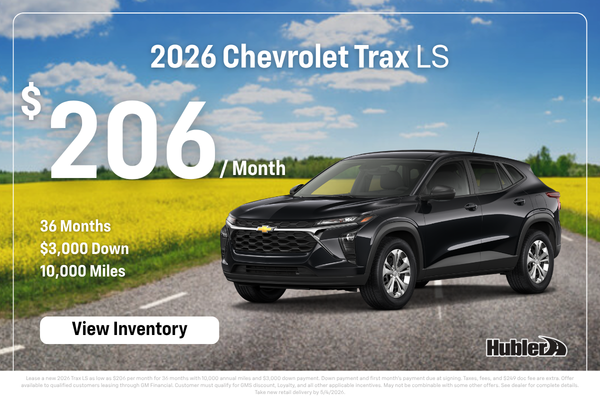 2026 Chevrolet Trax LS - Lease Offer $206 per month